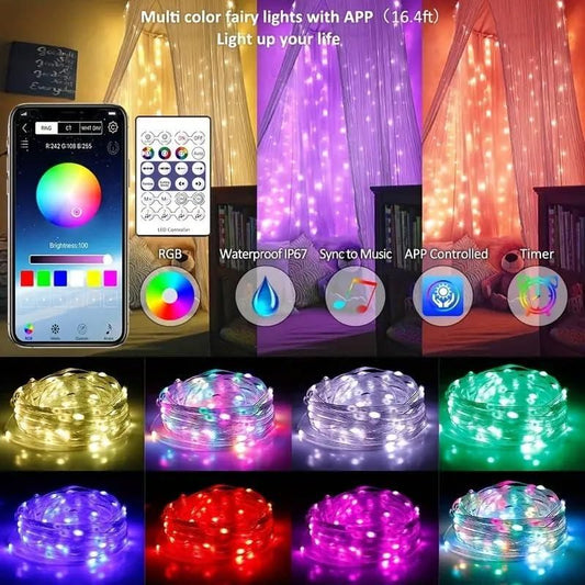 10m Smart RGB Fairy Light Home and Garden